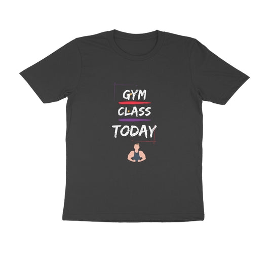 Gym class today- Fitness Collection Men's Basic Cotton Tshirt-16